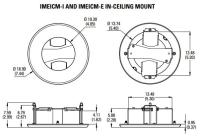 Крепление врезное для Sarix Enh+ внешн. Pelco IMEICM-E