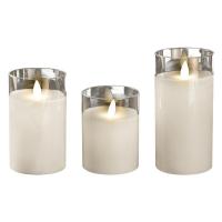 Свеча декоративная CL7-SET3-wh с пультом 3хAAA для каждой свечи (не в компл.) бел. (уп.3шт) ФАZА 5018853