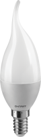 Лампа светодиодная 71 620 OLL-FC37-6-230-2.7K-E14-FR 6Вт свеча на ветру 2700К тепл. бел. E14 600лм 176-264В ОНЛАЙТ 71620