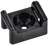 Площадка монтажная 16х23 под пистолет черн. (уп.100шт) IEK UHP20-16-23-100-K02