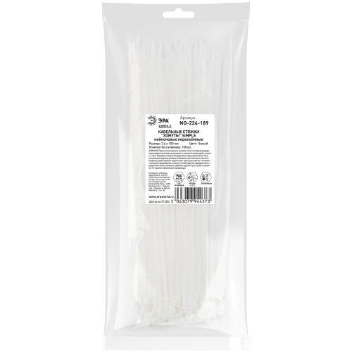 Хомут кабельный Simple 3.6х150 бел. NO-224-189 (уп.100шт) Эра Б0066021