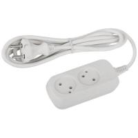 Удлинитель 2х1.5м без заземл. ПВС 2х0.75 UDL-10-215 Greenline Эра Б0065055