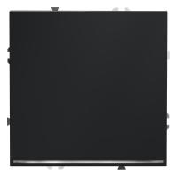 Переключатель проходной 1-кл. СП S70 10А с подсветкой механизм графит Voltum VLS010407