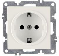 Розетка 1-м СП LAVIN/KAREN 16А IP20 с заземл. механизм бел. ARVIA 50 01 1000 217