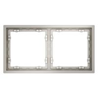 Рамка 2-м S70 пластик. кашемир Voltum VLS100203