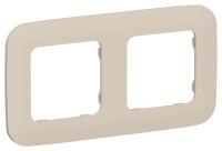 Рамка 2-м СП FLITE РУ-2-А-ФлЛ льняной IEK FI-M22-31-20-K88