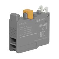 Блок контактный с клеммными зажимами под винт нормально-замкнутый DKC MC-NCPS