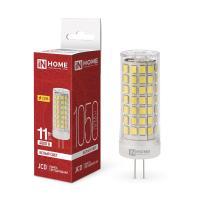 Лампа светодиодная LED-JCD 11Вт 230В G4 4000К 1050лм IN HOME 4690612060309