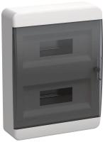 Корпус ЩРН-П-24 TEKFOR IP41 черн. прозр. дверь пластик. IEK TF5-KP12-N-24-41-K01-K03