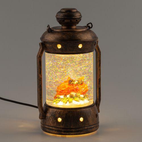 Светильник светодиодный декоративный новогодний Красный кардинал LED тепл. бел. IP20 3хAA В=18см таймер 6ч Эра Б0051944