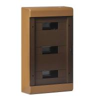 Щиток ОП Тусо 36мод. с двер. 520х303х117.5мм корич. Ruvinil 68036К