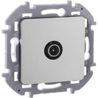 Розетка телевизионная оконечная TV Inspiria 10дБ 5-862мГц механизм алюм. IEK 673872