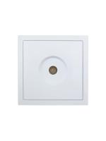 Розетка телевизионная оконечная TV 1вых. СП ZIMA IP20 механизм бел. LEZARD 704-0288-130