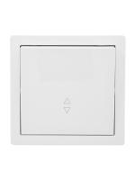 Выключатель проходной 1-кл. ОП LETO бел. LEZARD 752-0200-105