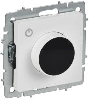 Термостат электронный BRITE СП ТС10-1-БрАБ с индикацией механизм арктич. бел. IEK BR-RT11-K91