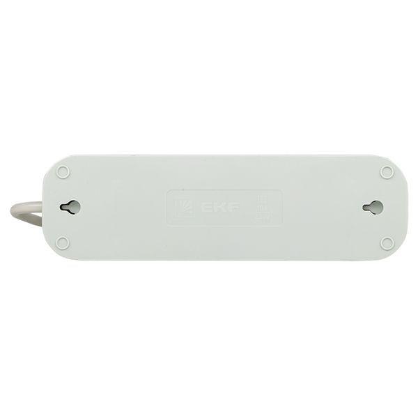 Удлинитель 4х2м без заземл. 10А IP20 Эксперт 2.2кВт ПВС 2х0.75 PROxima EKF UBA10-275-4-02