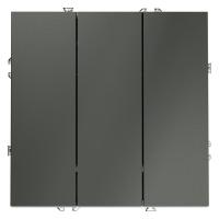 Выключатель 3-кл. СП S70 10А механизм титан Voltum VLS030106