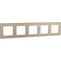 Рамка 5-м Inspiria шампань IEK 673978