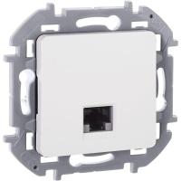Розетка компьютерная Inspiria RJ45 кат.6 UTP механизм бел. IEK 673830