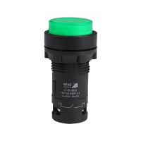 Кнопка с подсветкой OptiSignal Compact D22 С7-PL-B310 зел. 1НО 24В AC/DC XB7NW33B1 КЭАЗ 362090