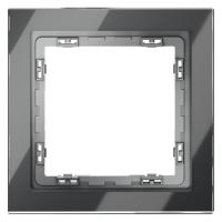 Рамка 1-м S70 стеклян. графит Voltum VLS110107
