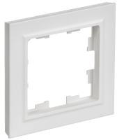 Рамка 1-м BRITE РУ-1-БрАБ арктич. бел. IEK BR-M12-K91