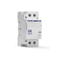 Контактор модульный 36мм 63А 230В АС 1НО 1НЗ PRIZMA TOKOV ELECTRIC TKE-PZ-MC-2-63-230-11