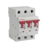 Выключатель автоматический модульный 3п C 16А 6кА MB63 YON MB63N-3PC16