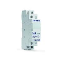 Контактор модульный 18мм 16А 230В АС 1НО 1НЗ PRIZMA TOKOV ELECTRIC TKE-PZ-MC-1-16-230-11