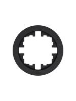 Рамка 1-м OSEN горизонт. круглая черн. бархат LEZARD 744-4200-146