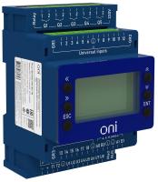Модуль ЦПУ ПЛК 150 18 UI 6 UIO 2 UO 7 DO 24В DC с экраном ONI PLC-150-CPU-18U15U-1D
