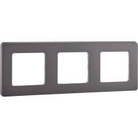 Рамка 3-м Inspiria дым. IEK 673957