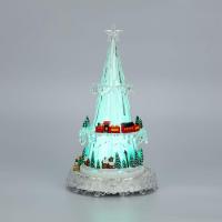 Фигура светодиодная "Новогодний поезд с мелодией" 30.5см RGB на подставке Neon-Night 513-025