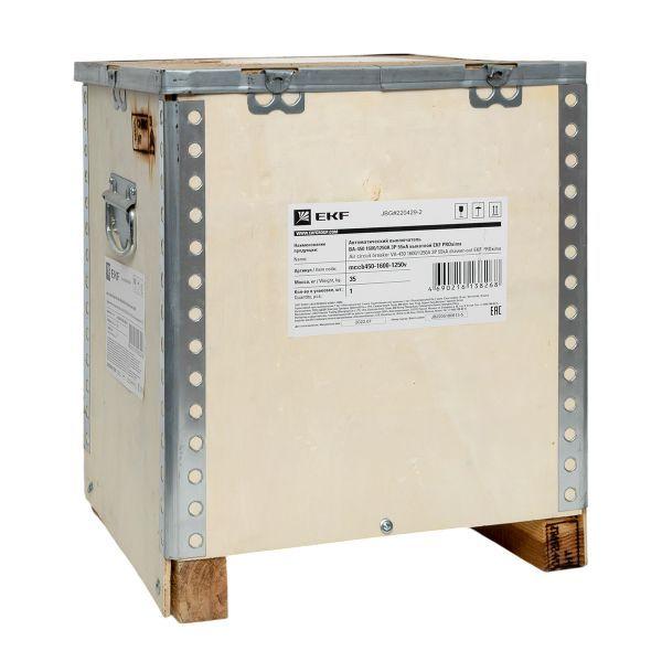 Выключатель автоматический 3п 1600/1250А 55кА ВА-450 выкатн. EKF mccb450-1600-1250v