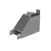 Угол для лотка вертикальный внутренний правый с разворотом трассы на 90град. 50х50 сталь 1мм "ПЛЮС" NLPDplus90-50-50-R КМ PL3821