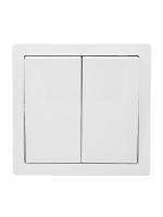 Выключатель 2-кл. ОП LETO бел. LEZARD 752-0200-101