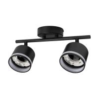 Светильник PCL-0702 max 20Вт (каждая лампа) 2xGX53 IP20 230В BL настен./потолочн. декор. под лампу JazzWay 5066809