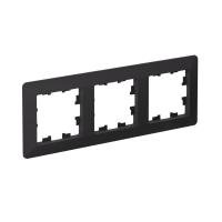 Рамка 3-м AtlasDesign Air карбон/дым. черн. SE ATN221003