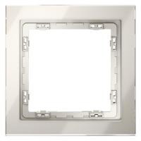 Рамка 1-м S70 стеклян. кашемир Voltum VLS110103