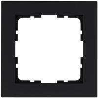 Рамка 1-м G-Classic черн. матов. soft touch Jasmart G1001PB