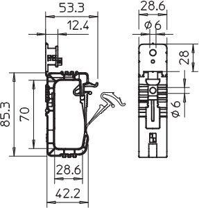 Крепление групповое Grip 20х NYM 3х1.5 2031 20 SP OBO 2205408