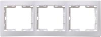 Рамка 3-м Кварта РГ-3-КБ горизонт. бел. GENERICA EMK30-K01-DM