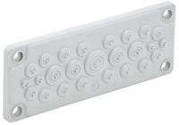 Ввод кабельный мембранный 25 отверстий d5-26мм IP65 (без клипс) TITAN IEK TI-01D-MC-025-65