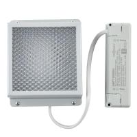 Светильник светодиодный ULP-1010 7W/4000K IP40 GRILYATO WHITE 7Вт 4000К IP40 630лм 100х100х37 потолочный встраив. грильято рассеив. призма с источником питания бел. Uniel UL-00007426
