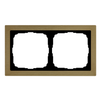 Рамка 2-м ArtGallery Pure метал. латунь SE GAL312202