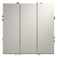 Выключатель 3-кл. СП S70 10А механизм кашемир Voltum VLS030103