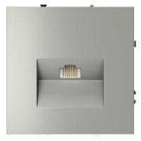 Розетка компьютерная 1-м СП S70 RJ45 кат.6 механизм сталь Voltum VLS060105