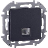 Розетка телефонная Inspiria RJ11 механизм антрацит IEK 673823