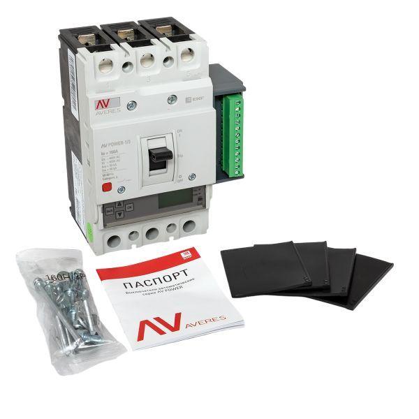 Выключатель автоматический 3п 160А 50кА AV POWER-1/3 ETU6.2 AVERES EKF mccb-13-160-6.2-av