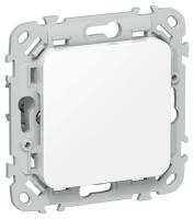 Заглушка СП FLITE ЗГ-ФлБ с суппортом механизм бел. IEK FI-PL10-K01